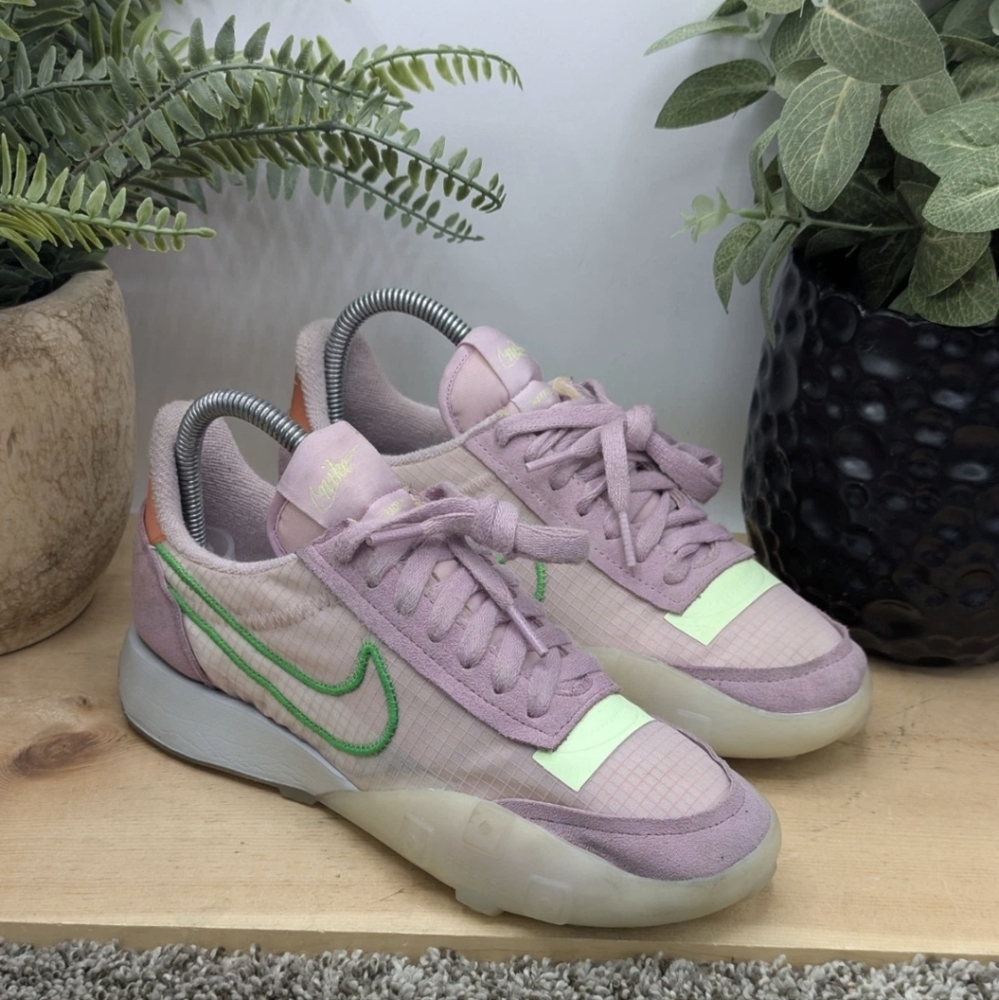 Size 6.5 - Nike Waffle Racer 2X Light Arctic Pink Women's Running Shoes